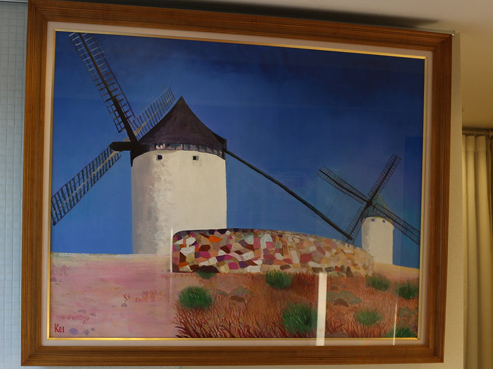 ｜待合室の絵画｜渡辺歯科